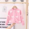 EnJoCho Kids Girls Coat Winter Windproof Thicken Coat Jacket Child Warm Button Outerwear Ski Jacket (Pink, 4-5 Years) view 2
