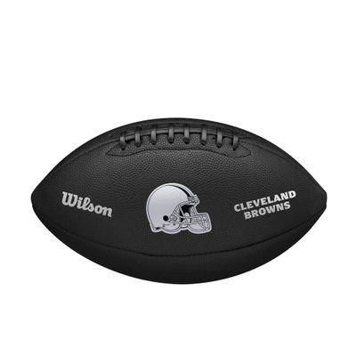 WILSON NFL Team Metallic Premiere Football - Official Size, Cleveland Browns