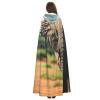 nanger African Elephant Unisex Adult Hooded Cloak, Halloween Cosplay Costume Witch Hood Robe Vampire Party Costume view 4
