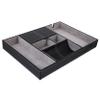 COSMEVIVI Pu Leather Desk Storage Box Compartment Organizer for Glasses Cell Phone Keys Office Supplies view 1