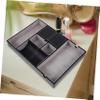 COSMEVIVI Pu Leather Desk Storage Box Compartment Organizer for Glasses Cell Phone Keys Office Supplies view 4