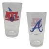 Boelter Brands Licensed MLB Letterman 16oz Pint Glass (Atlanta Braves) view 1