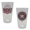 Boelter Brands Licensed MLB Letterman 16oz Pint Glass (Houston Astros) view 1