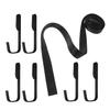 BRIGHTFUFU 1set Tree Stand Hangers Metal Hooks and Strap for Hunting Accessories Portable and Versatile Gear for Outdoor Activities and Tree Climbing