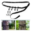 BRIGHTFUFU 1set Tree Stand Hangers Metal Hooks and Strap for Hunting Accessories Portable and Versatile Gear for Outdoor Activities and Tree Climbing view 2