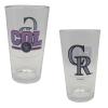 Boelter Brands Licensed MLB Letterman 16oz Pint Glass (Colorado Rockies) view 1