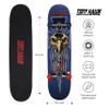 Tony Hawk 31 inch Skateboard, Tony Hawk Signature Series 2, 9-ply Maple Deck Skateboard for Cruising, Carving, Tricks and Downhill, Dagger/Cross/Skull view 4