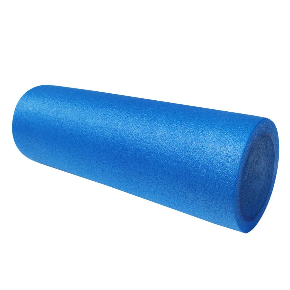 FOYTOKI Solid Foam Yoga Roller for Fitness and Massage Durable Material Blue for Women Yoga and Balance Exercises Relieves Muscle Tension and Aches