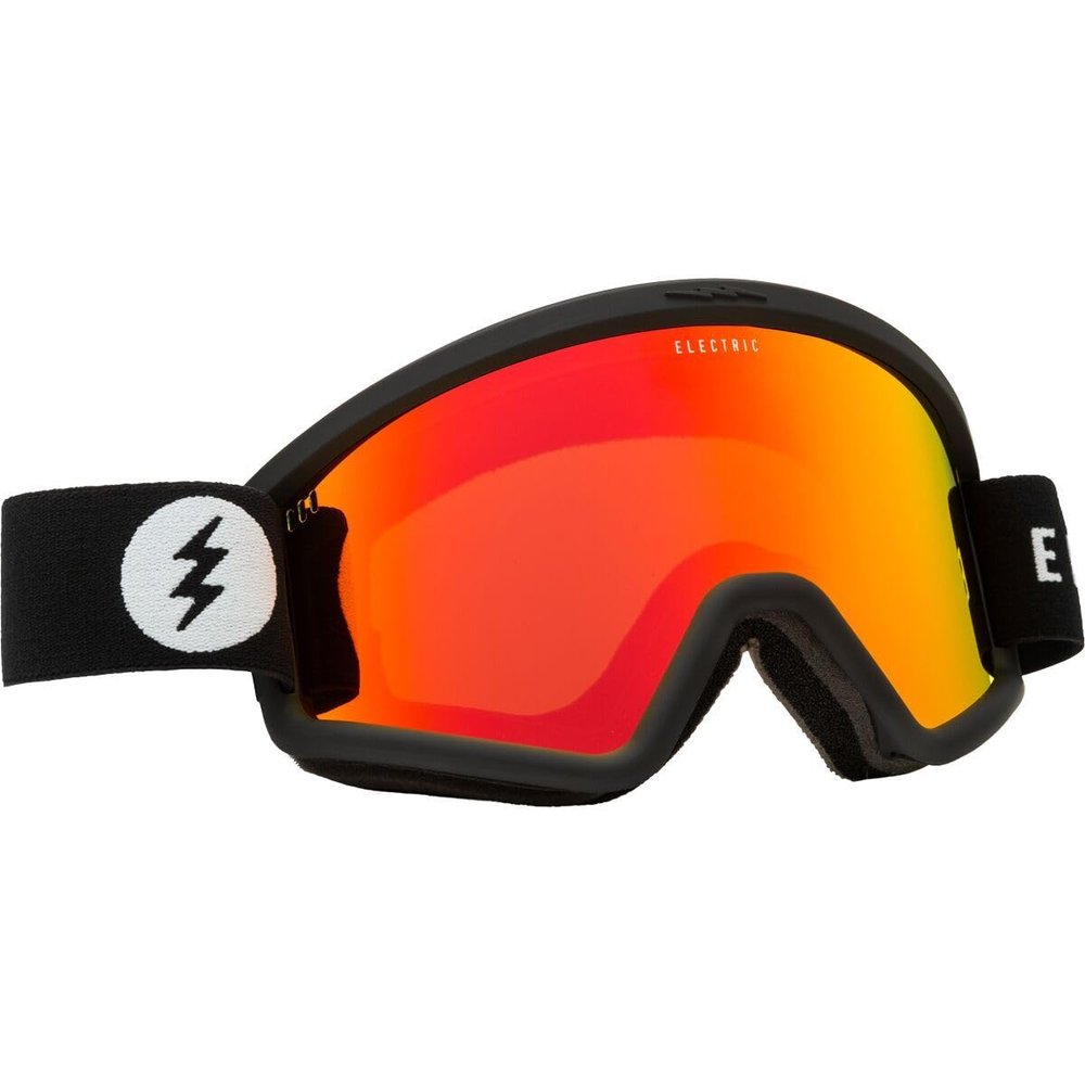 Electric Visual - Hex Goggle Matte Black + Bonus Lens Rose/Red Chrome