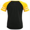 Outerstuff NHL Girls Youth Short Sleeve Jersey Striped Logo T-Shirt - Pittsburgh Penguins, X-Large (14) view 2