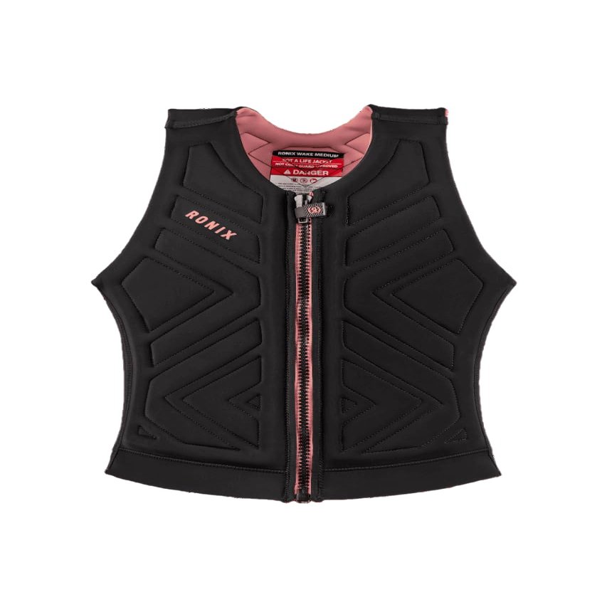 Ronix Moon Stone - Womens Impact Vest - Black/Rose Gold - XS