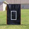 Cimarron Sports Baseball Softball Backyard Batting Cage Hitting Tunnel (50'L x 12'W x 10'H) | Heavy Vinyl Backstop Net Saver with Pitcher Training Target (4'W x 6'H) view 2
