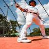 Mizuno Batter's Ankle Guard, White view 2