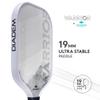 Diadem Warrior Pickleball Paddle | 3X L-Core Hybrid Nomex Polymer Honeycomb Core, Grit Paint Surface for Spin, Control and Power | Indoor/Outdoor | USAPA Approved (Ghost) view 3