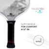 Diadem Warrior Pickleball Paddle | 3X L-Core Hybrid Nomex Polymer Honeycomb Core, Grit Paint Surface for Spin, Control and Power | Indoor/Outdoor | USAPA Approved (Ghost) view 4