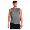 Under Armour Men's Velocity Muscle Tank Top, (012) Pitch Gray Light Heather / / Black, Medium view 1