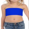 Kurve Girls Bandeau Tube Bra - Strapless Bandeau Bra,UV Protective Fabric UPF50+, Cobalt, Age (9-14) view 1