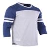 ZIMEGO Mens 3/4 Sleeve Shirt - Active Casual Fashion Baseball Cotton Jersey Tee view 2