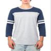 ZIMEGO Mens 3/4 Sleeve Shirt - Active Casual Fashion Baseball Cotton Jersey Tee view 4