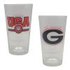 Boelter Brands Licensed NCAA Letterman 16oz Pint Glass (Georgia Bulldogs) view 1