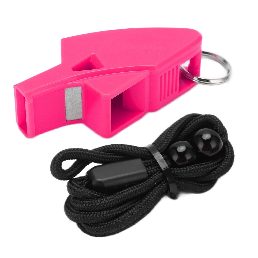 ChengyuWei Dolphin Whistle with Crisp Sound for Referees and in Competitions and Schools (Rose)