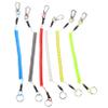 balacoo 6pcs Fishing Lanyard Tool Tether Coiled for Kayak Boat Paddles -Lost Retraction Rope Transparent