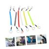 balacoo 6pcs Fishing Lanyard Tool Tether Coiled for Kayak Boat Paddles -Lost Retraction Rope Transparent view 3