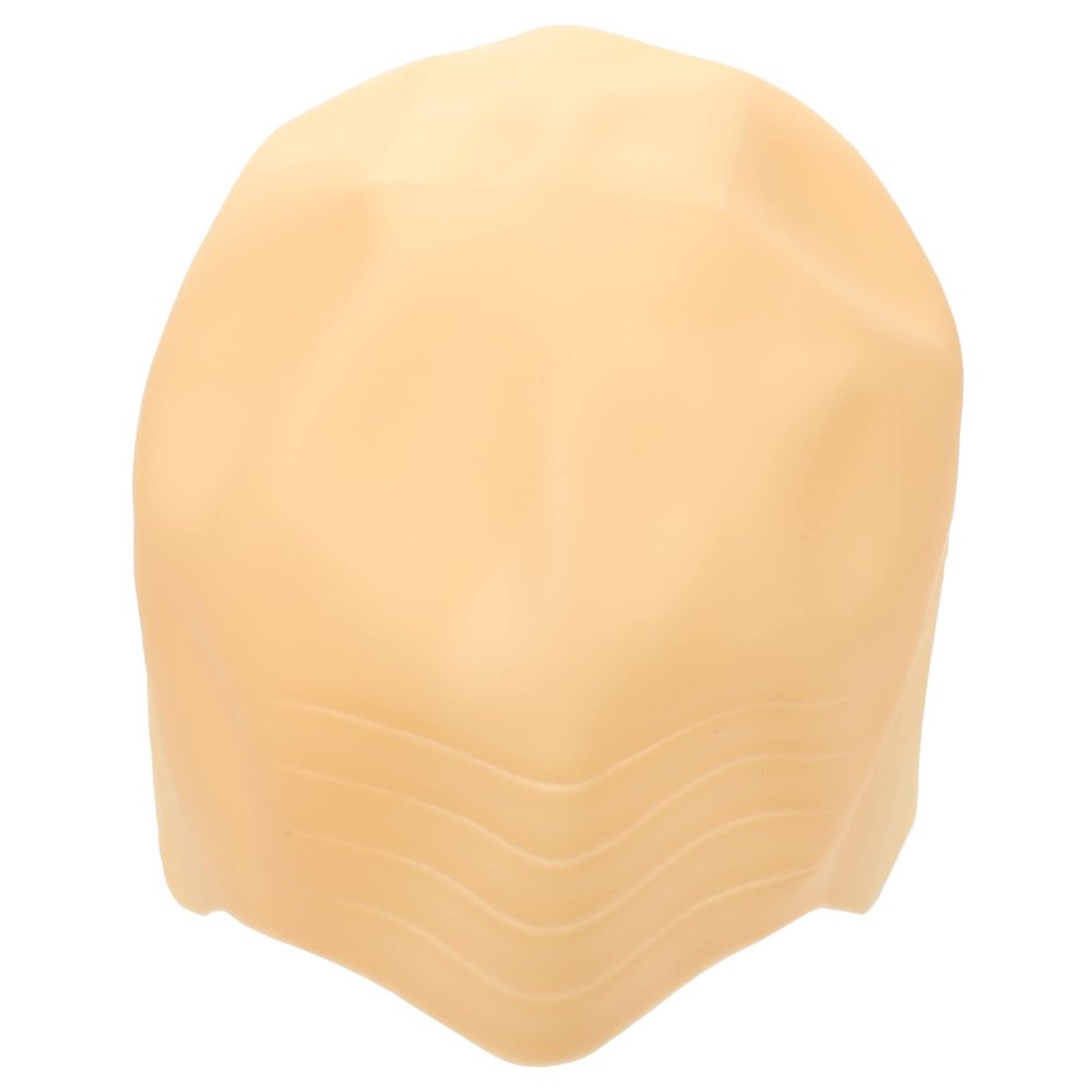 Baluue Bald Cap for Men Silicone Bald Headgear for Adults Halloween Cosplay Accessory