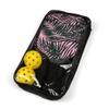 Palm Leaf with Pink Pickleball Kit view 4