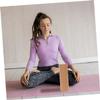 balacoo Cork Yoga Roller Cylinder for Back Training Versatile Massage Tool for Relaxation and Fitness Easy to Clean and Maintain for All Heights and Yoga Enthusiasts view 2