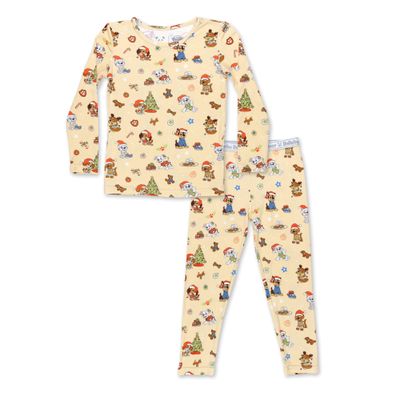 Bellabu Bear Paw Patrol Rayon from Bamboo Two-Piece Pajamas for Boys & Girls 3T (Jingle Paws, 3T)