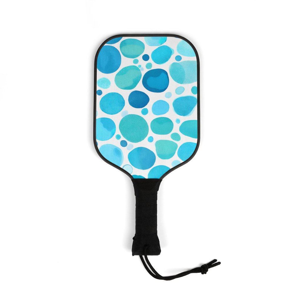 Cute Blue Bubble Pickleball Kit