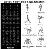 CIGOCIVI Instructional Travel Yoga Mat with 75 Asanas Poses & Exercises - Christmas Gifts for Wife and Girls, Exercise Mat for Home Workout, Includes Carrying Bag, 68"x24"x0.25" (Black) view 2