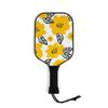 Black and White Flower Pickleball Kit with 2 Paddles view 1