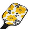 Black and White Flower Pickleball Kit with 2 Paddles view 3