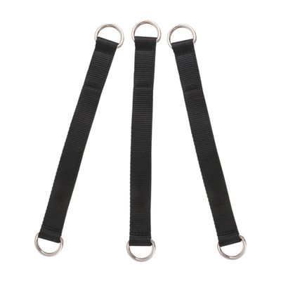 WHAMVOX 3pcs Fitness Ropes Pull up Straps Exercise Hanging Ab Straps Gym for Gym