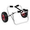 Kayak Car, Heavy Duty Kayak Cart, Kayak Beach Cart, 176 lbs Load Capacity, Foldable Canoe Trolley with 10 inch Beach Wheels, for Kayaks Canoes Paddleboards Float Mats Jon Boats view 1
