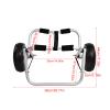 Kayak Car, Heavy Duty Kayak Cart, Kayak Beach Cart, 176 lbs Load Capacity, Foldable Canoe Trolley with 10 inch Beach Wheels, for Kayaks Canoes Paddleboards Float Mats Jon Boats view 3