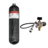 TUXING 4500Psi High Pressure Composite Cylinder, 3L Carbon Fiber Scuba Tank, CE Approved, Paintball Air Tank (3L Carbon Fiber Tank with Valve B) view 1