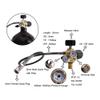 TUXING 4500Psi High Pressure Composite Cylinder, 3L Carbon Fiber Scuba Tank, CE Approved, Paintball Air Tank (3L Carbon Fiber Tank with Valve B) view 2