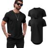 Mancozy 2 Pack Premium Men's Fitted Crew Neck Plain Essential Tees Short Sleeve T-Shirts for Men X-Large view 1