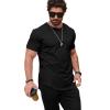 Mancozy 2 Pack Premium Men's Fitted Crew Neck Plain Essential Tees Short Sleeve T-Shirts for Men X-Large view 2