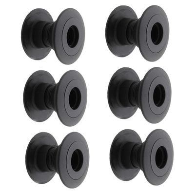 WHAMVOX 6pcs Plastic Foosball Bearings Replaceable Bushings for Football Table Machines Thickened Design for Easy Installation and Operation Compatible Foosball Tables