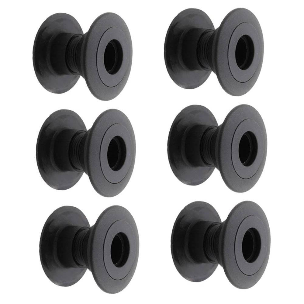 WHAMVOX 6pcs Plastic Foosball Bearings Replaceable Bushings for Football Table Machines Thickened Design for Easy Installation and Operation Compatible Foosball Tables