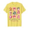 All Booked For Christmas Book Christmas Gingerbread Bow T-Shirt