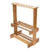 SHENJIA Martial Arts Sword Holder, Large Floor Standing Display Sword Stand for Katana Swords, Wooden Flute Rack, Fishing Rod, Vertical Swords Racks view 1