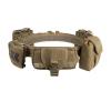 CrogaGear Tactical Battle Belt with Quick Release & Accessory Pouches - 7 in 1 Duty Belt for Men (Tan) view 1