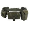 CrogaGear Tactical Battle Belt with Quick Release & Accessory Pouches - 7 in 1 Duty Belt for Men (Green) view 1