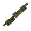 CrogaGear Tactical Battle Belt with Quick Release & Accessory Pouches - 7 in 1 Duty Belt for Men (Green) view 3