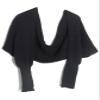 Women Sweater Scarf with Sleeves Cozy Knitted Wrap Shawl Fall Autumn Winter Warm Crop Crochet Cape Blanket for Women view 1